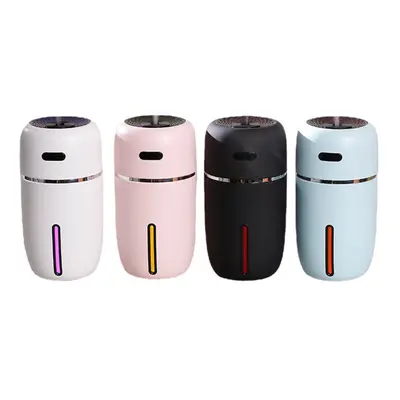 (Blue) Mini Desktop Ultrasonic Humidifier Aroma Diffuser with Color Lights USB Charing Air Purif