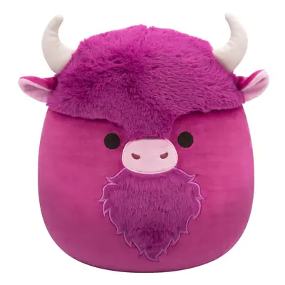 Squishmallows Original 12-Inch Dave Plum Bison - Official Jazwares Plush Medium-Sized