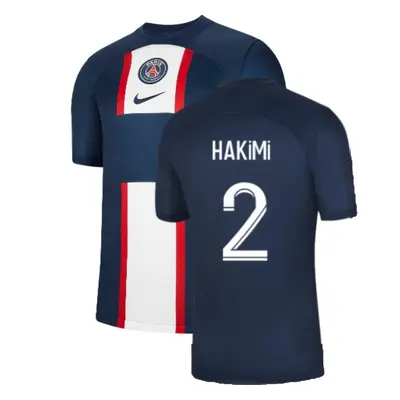 (L) PSG Home Shirt (no sponsor) (HAKIMI 2)