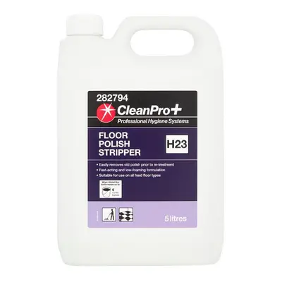 CleanPro+ Floor Polish Stripper H23 Litres (Case of x 5ltr)