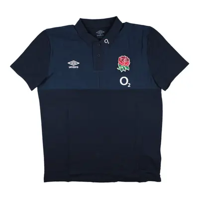 (S) England Rugby CVC Polo (Navy Blazer/Dress Blue)