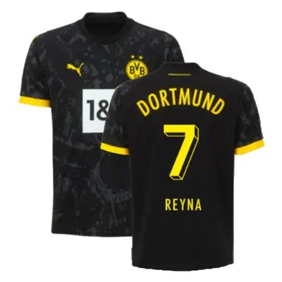 (L) Borussia Dortmund Away Shirt (Reyna 7)