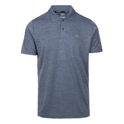 (M, Indigo Tone Marl) Trespass Mens Active Polo Shirt Mckay