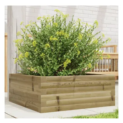 vidaXL Garden Planter Outdoor Flower Pot Planter Pot Impregnated Wood Pine