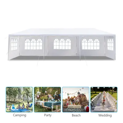 3x9M Gazebo Marquee Party Tent W/ Sides Garden Patio Outdoor Canopy