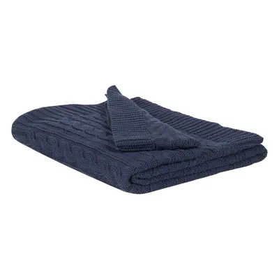 Blanket x cm Dark Blue ANAMUR