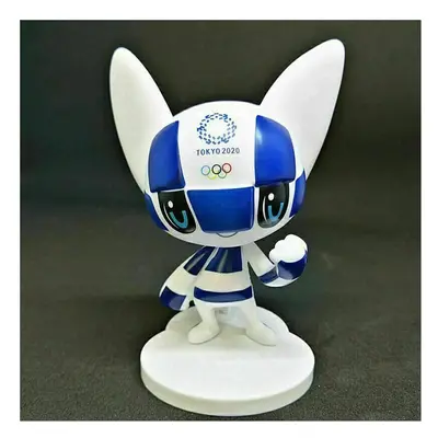 (Blue) Tokyo Olympics Games 2020/2021 Mascot Miraitowa Doll Anime Plush Toys Kids Gifts