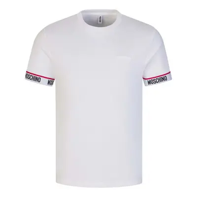 (001 White, M) Moschino Tape Pop Up Logo T-Shirt