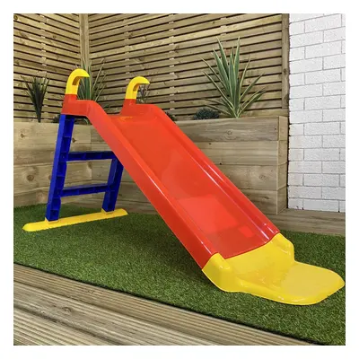 80cm Kids Indoor Outdoor Freestanding Plastic Slide with Ladder and Extension