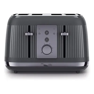 (Slate Grey, Toaster) Slot Toaster, Reheat, Browning Settings, Defrost And Cancel Functions, Pul