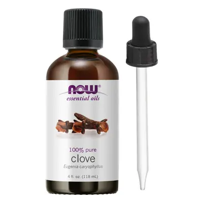 NOW Foods Essential Oil Clove Fluid Ounce + Glass Dropper