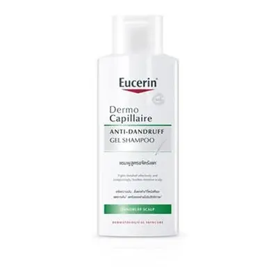 Eucerin Dermo Capillaire Anti-dandruff Gel Shampoo for Sensitive Greasy Scalp for Women, 250ml b