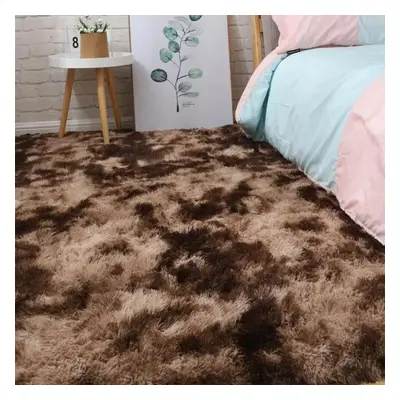 (coffee, 200*250cm) Carpet Bedroom Bedside Carpet Plush Living Room Full Floor Mat Girl Ins Room