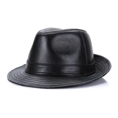 (as the picture, XLï¼55-56cmï¼) Men&apos;s Top Hat Winter British Gentleman Jazz Hat