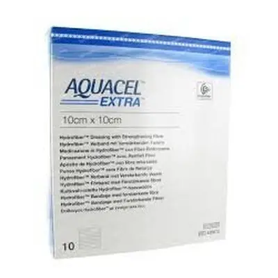 Aquacel EXTRA dressings 10cm x 10cm (x10)