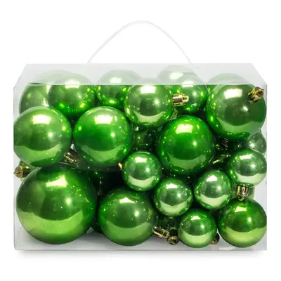 AMS 40ct Christmas Ball Plated Ornaments Tree Collection for Holiday Wedding Party Decoration40c