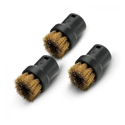 KÃ¤rcher Set of Round Brushes With Brass Bristles For Steam Cleaners