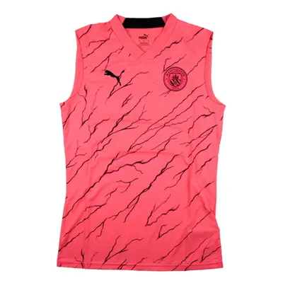 (L) Man City Sleeveless Training Jersey (Sunset Glow)