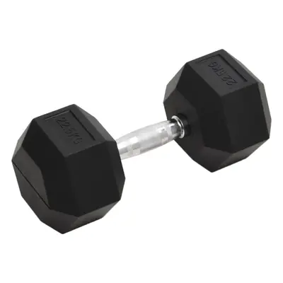 (1x 22.5 kg) vidaXL Dumbbell Cast Iron Hex Dumbbell Free Weight Plate Fitness Multi Models