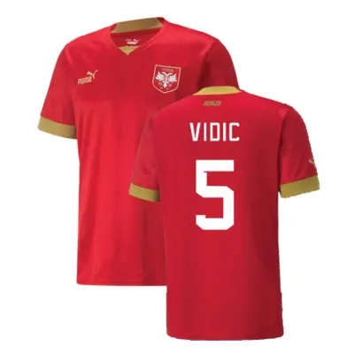 (S) Serbia Home Shirt (VIDIC 5)