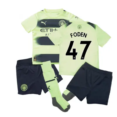 (1-2 Years) Man City Third Mini Kit (FODEN 47)