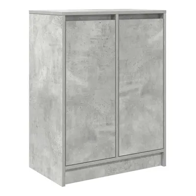 vidaXL Sideboard Concrete Grey 57x34x76 cm Engineered Wood storage cabinet