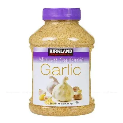 Kirkland Signature Spice Seasoning Minced California Garlic Dressing Jar 1.36kg