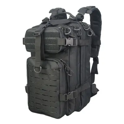 (F-Black) Men Army Military Tactical Backpack 1000D Polyester 30L 3P Softback Outdoor Waterproof