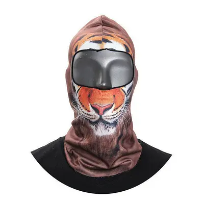 3D Animal Full Face Mask Hat Cute Ski Balaclava Neck Hood Windproof Warm Cycling