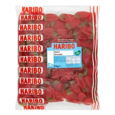 Haribo Giant Strawbs 3kg