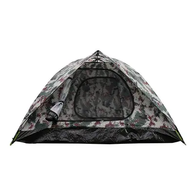 Double Camouflage Tent 210D Oxford Cloth Waterproof and Rainproof Outdoor Camping Travel Tent