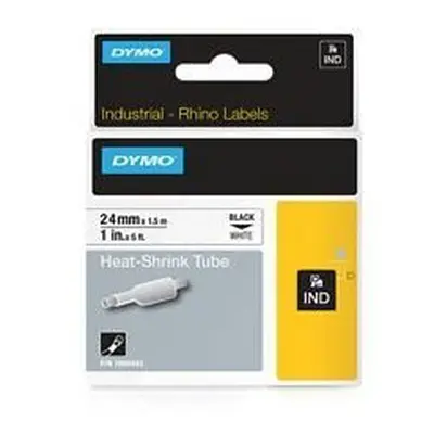 Dymo 24mm White Heat Shrink Tube