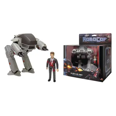 Super7 Robocop ED-209 and Mr. Kinney Reaction Figure 2-Pack, Multicolo