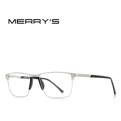 (silver, +100) Merrys Design Anti Blue Light Blocking Men Reading Glasses Cr-39 Resin Aspheric G