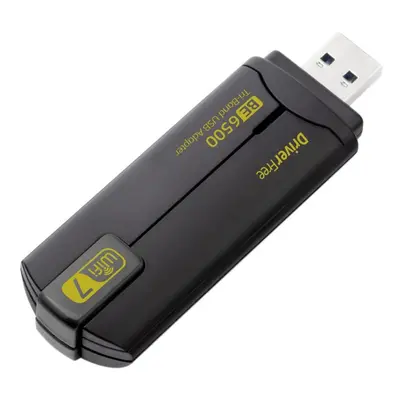 6500mbps Wifi Usb Adapter Be6500 2.4g&5.8g&6ghz Wireless Network Card 802.11be Free-drive Wifi A