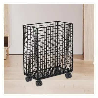 Workout Equipment Home Gym Storage Rack With Wheels, Yoga Mat Basket For Dumbbell