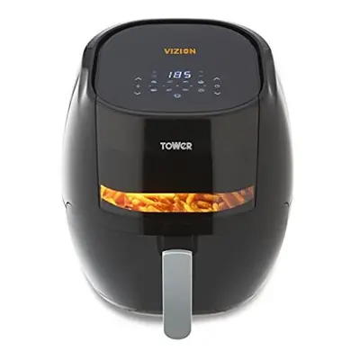 Tower T17072 Vortx Vizion Digital Air Fryer with Rapid Air Circulation, 7L, 1800W, Black