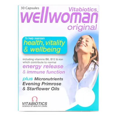 Vitabiotics Wellwoman Capsules 30's Help Maintain Health And Vitality