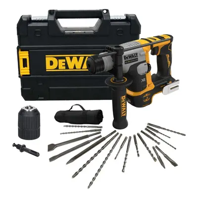 Dewalt DCH172N 18v Ultra Compact SDS Brushless Hammer Drill 17pc Set + Chuck