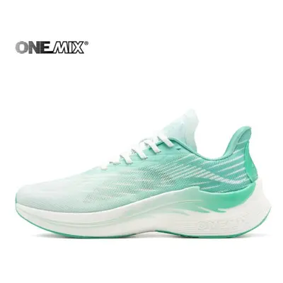 (black,grey, 40) Onemix Men Running Shoes Onemix Unique Tongue Design Breathable Mesh Women Spor