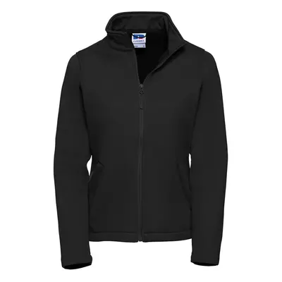 (L, Black) Russell Womens/Ladies Smart Soft Shell Jacket