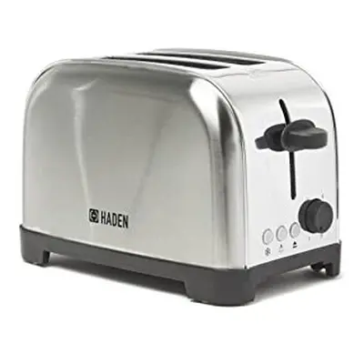 Iver Silver Toaster Slice - Compact Design with Browning Controls & Anti-Jam Function - Slice To