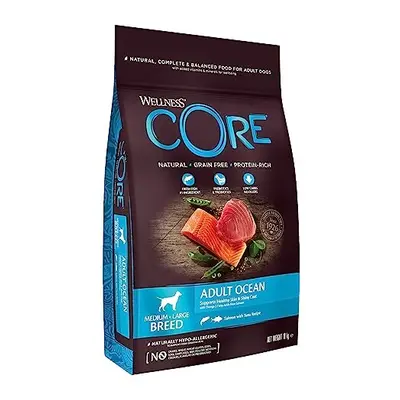 Wellness CORE Adult Ocean, Dry Dog Food, Dog Food Dry For Healthy Skin and Shiny Coat, Grain Fre