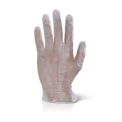 (XL) Click VDGPFL Vinyl Disposable Gloves Powder Free Clear Large Box of