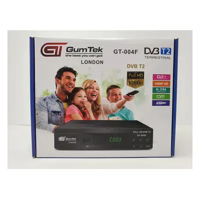 Gumtek Full HD Freeview Set Top Box RECORDER Digital TV Receiver HDMI SCART USB Connection New S