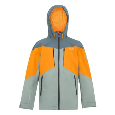 (5-6 Years, Glacier/Bright Marigold) Regatta Childrens/Kids Highton VI Waterproof Jacket