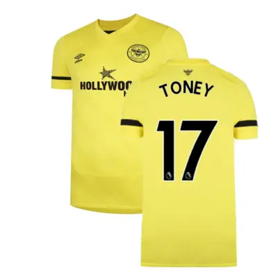 (3XL) Brentford Away Shirt (TONEY 17)