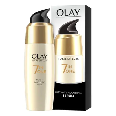 Olay Total Effects Anti-Ageing 7-in-1 Instant Smoothing Serum Fights the Signs of Ageing for Sil