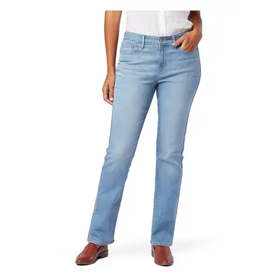 Levi Strauss Signature Gold Women's Modern Straight Jeans Available in Plus Size Midsummer Long