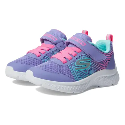 Skechers Microspec Plus-Swirl Sweet Sneaker Perwinkle/Multi US Unisex Big Kid